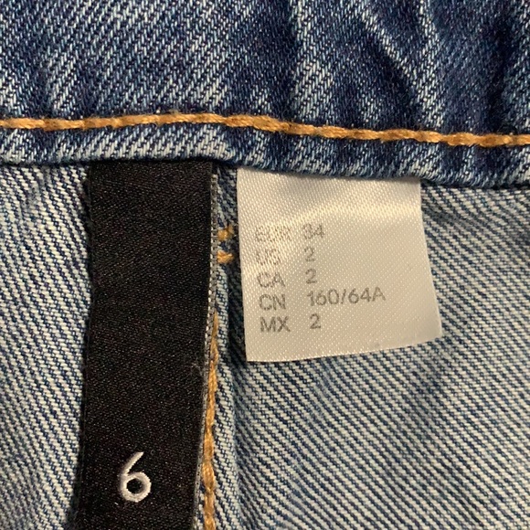 Topshop jean shorts romper - Picture 2 of 2